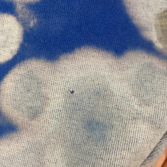 Champion Tie Dye Crew Neck Sweatshirt Medium Thrashed Grunge Holes - Picture 10 of 15